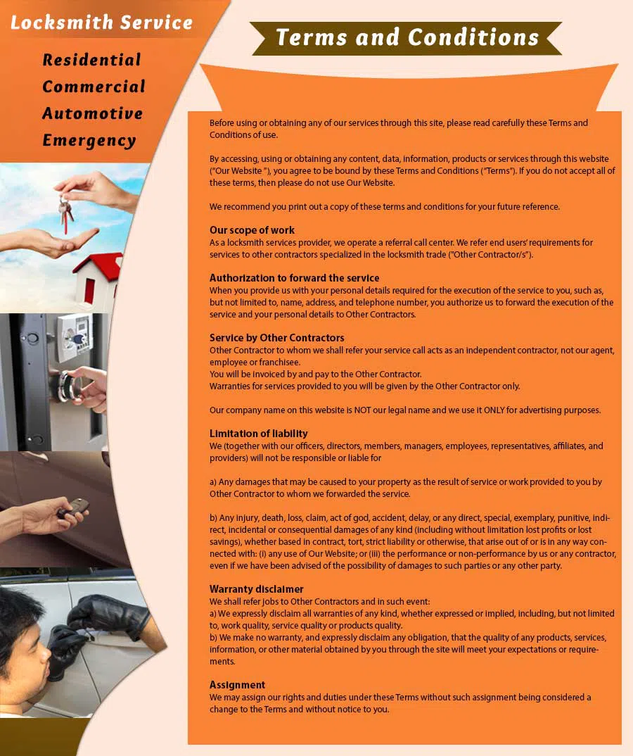 Troutdale Locksmith Service, Troutdale, OR 503-433-9149 - terms-ls